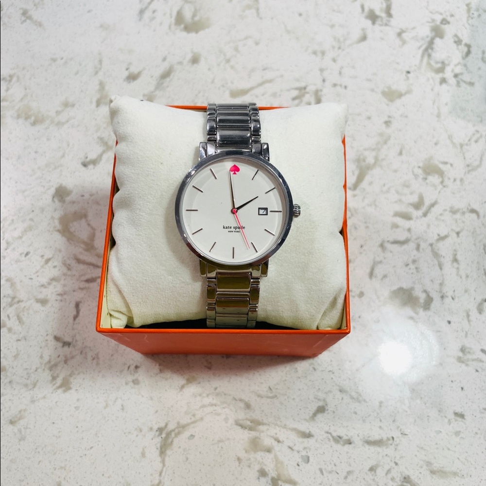 Kate Spade Gramercy Silver Watch